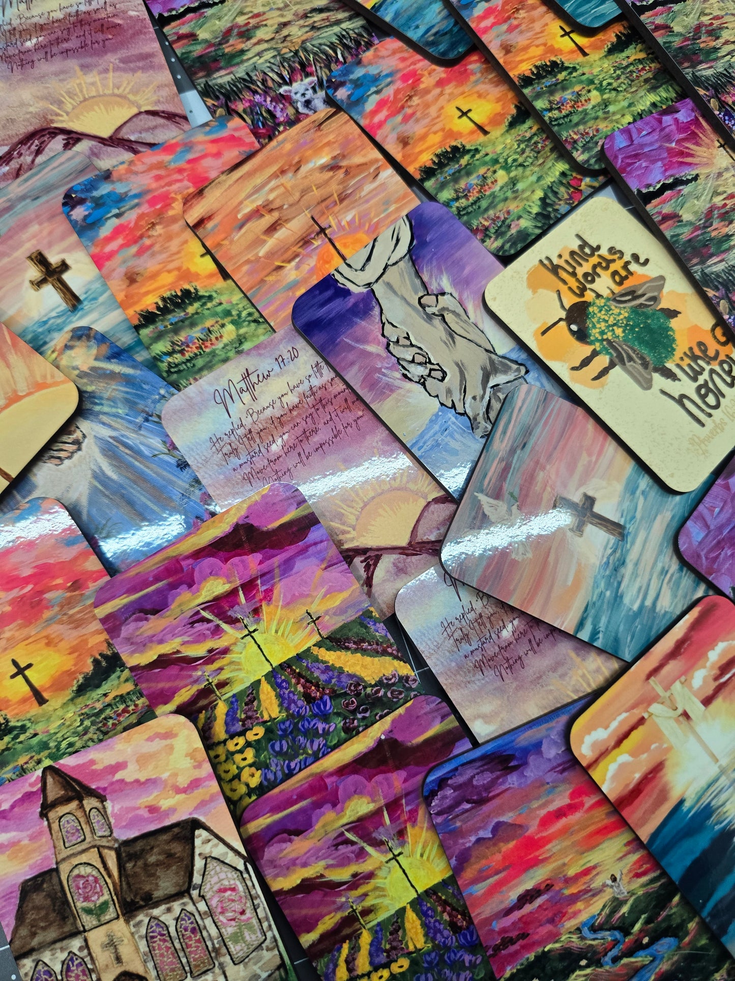 10 Pack Mini Artwork Magnet Bundle. (Please read description)