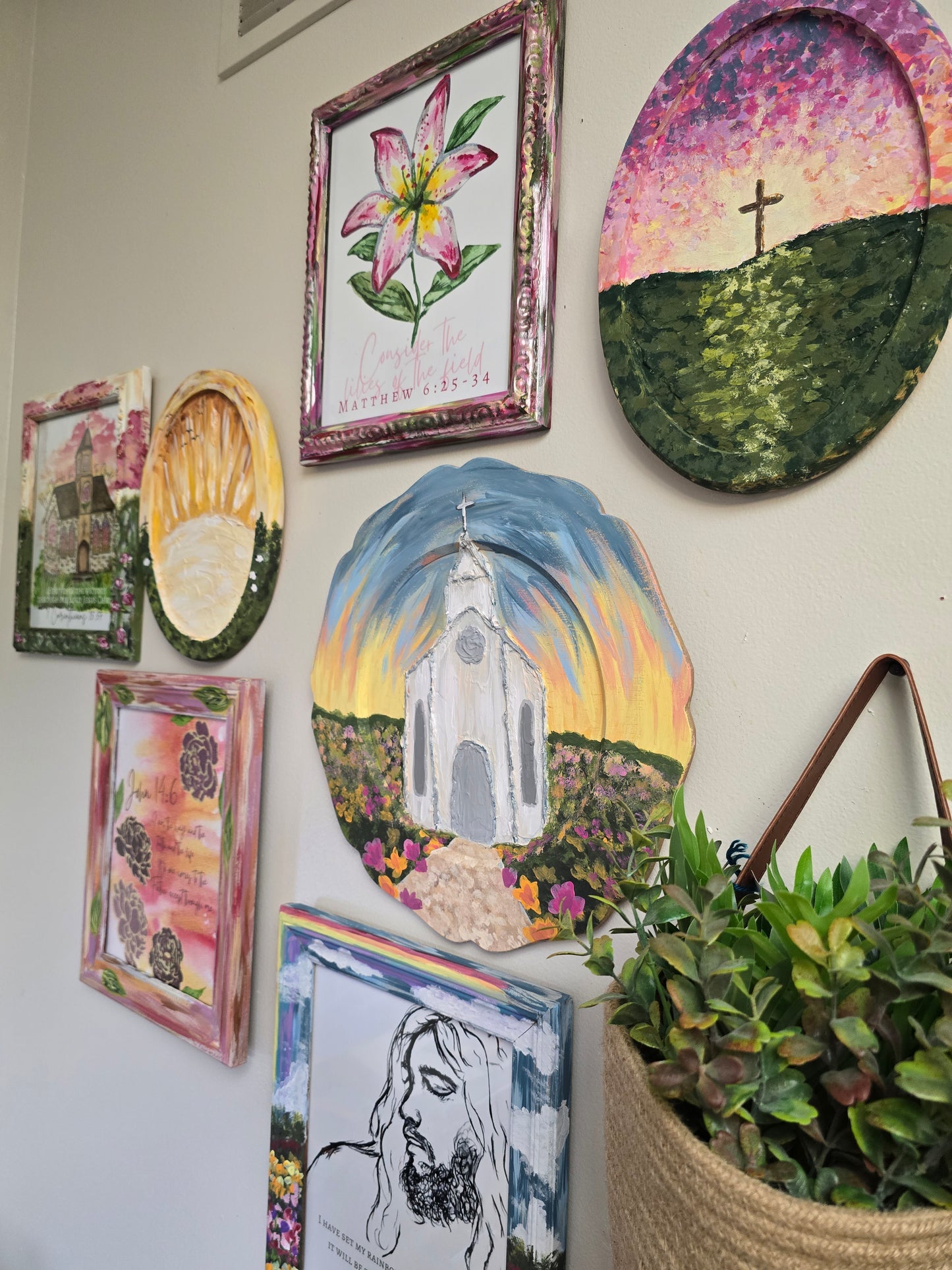 The Lord is My Shepherd Original Painting.