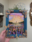 The Old Has Gone, The New Is Here. Print Inside Handmade Frame.