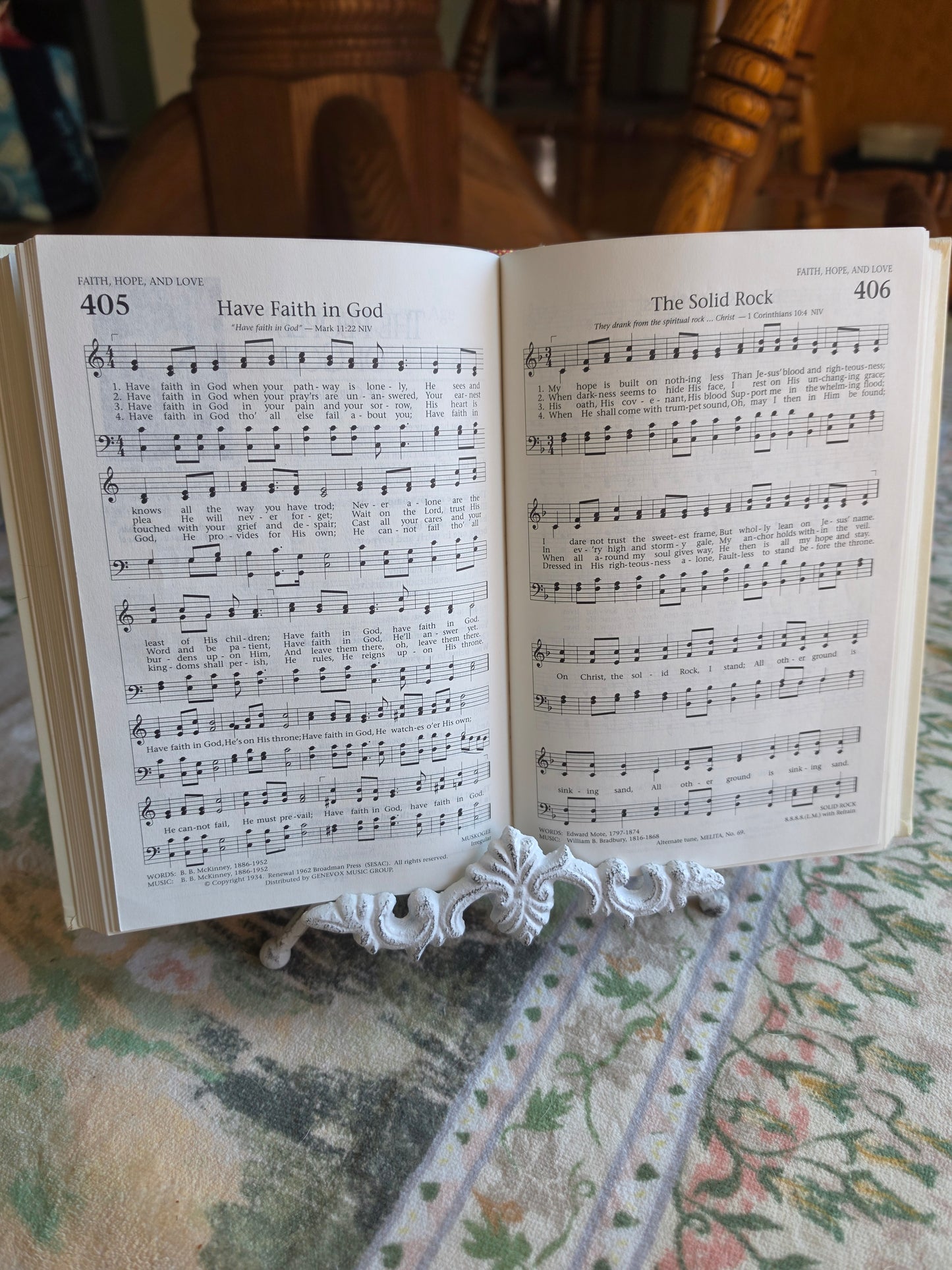 The Old Has Gone, The New Is Here. Print on Baptist Hymnal.