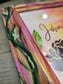 9.5x11.5in The Way The Truth The Life. Print Inside Original Painted Frame.
