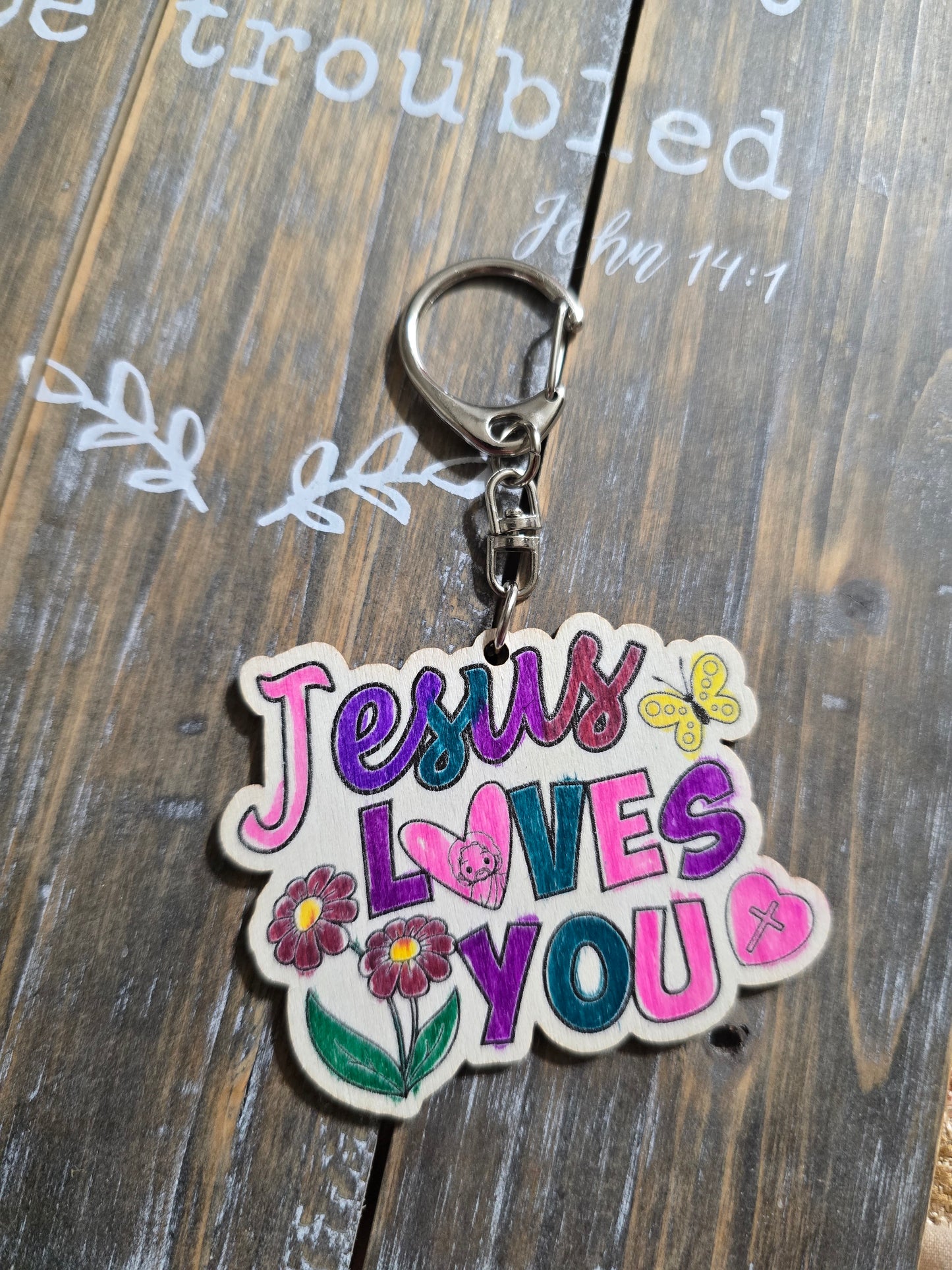 Jesus Loves You. Hand Drawn By Brantley.