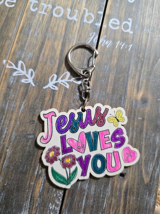 Jesus Loves You. Hand Drawn By Brantley.