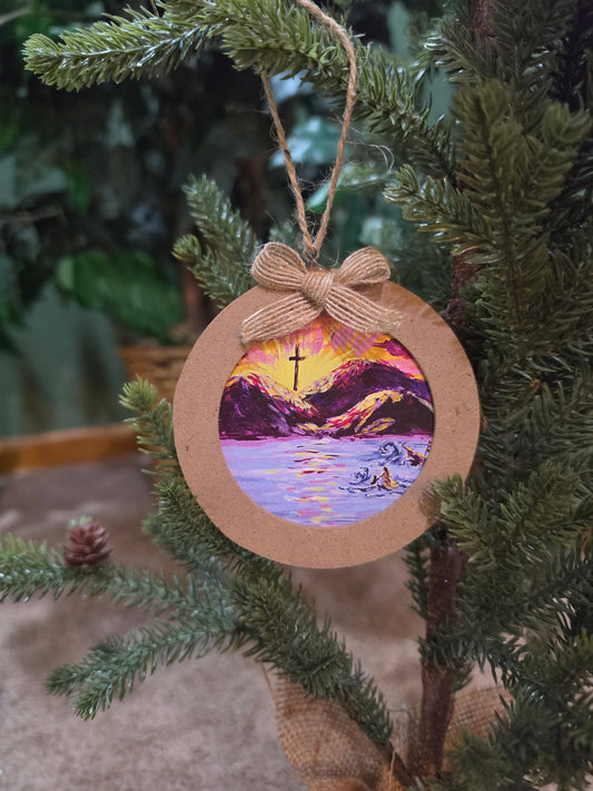 Don't Be Afraid. Artwork Ornament.