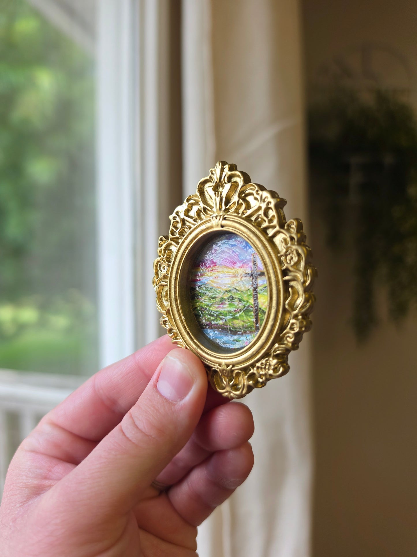 3 Piece Mini Framed Artwork Magnet Set.