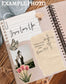 9.5x12in Hardcover Custom Hand Painted Photo Album/Scrapbook/Journal