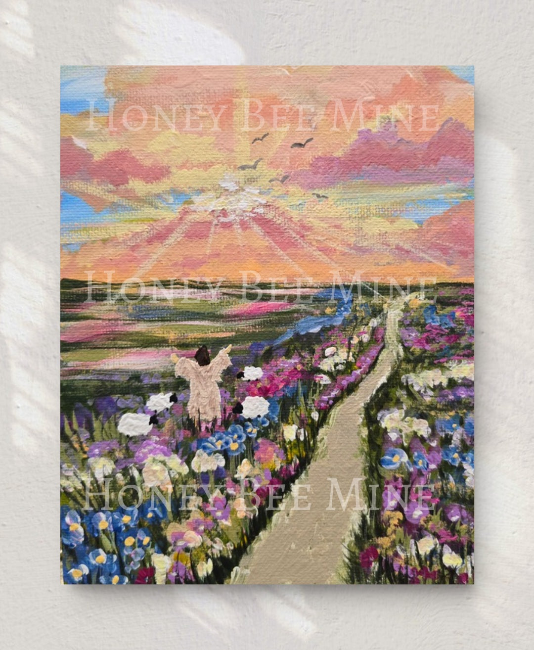 Set Your Mind On Things Above. Satin Art Print.