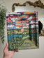 Out Of His Heart Will Flow Living Water. Print Inside Painted Frame.