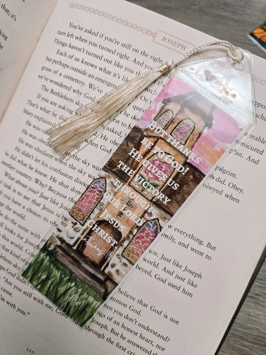 But Thanks Be To God. Artwork Print Bookmark. Honey Bee Mine