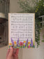 Hymn Mixed Media Canvas Artwork. Hand Drawn Details.