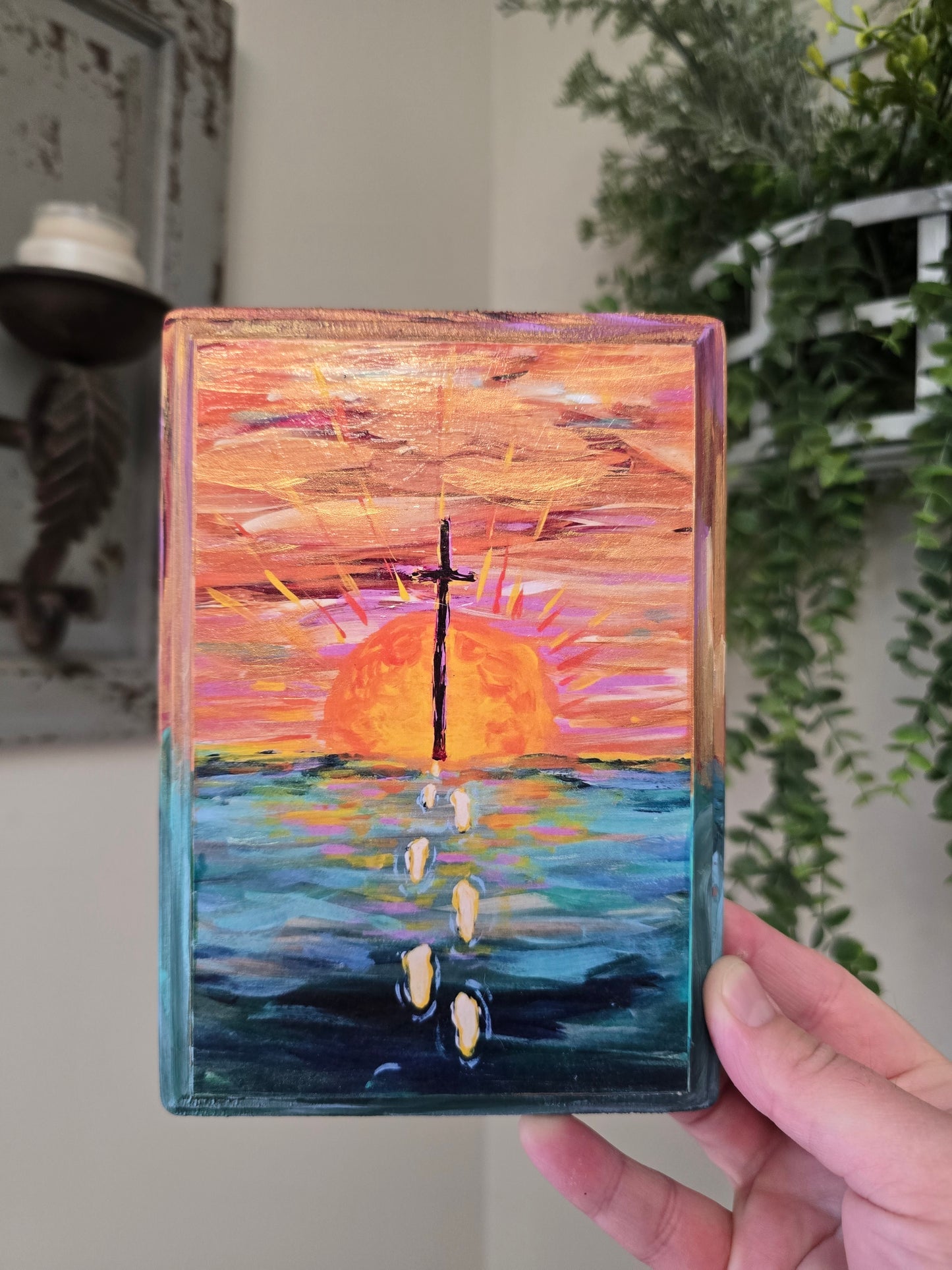 Selfless. Wooden Texturized Print. (Read Description)