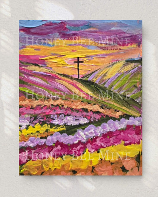 Come Near To God. He Will Come Near To You. Satin Art Print.