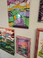 11x13in. River Of Blessings. Print Inside Orignal Painted Wooden Frame.