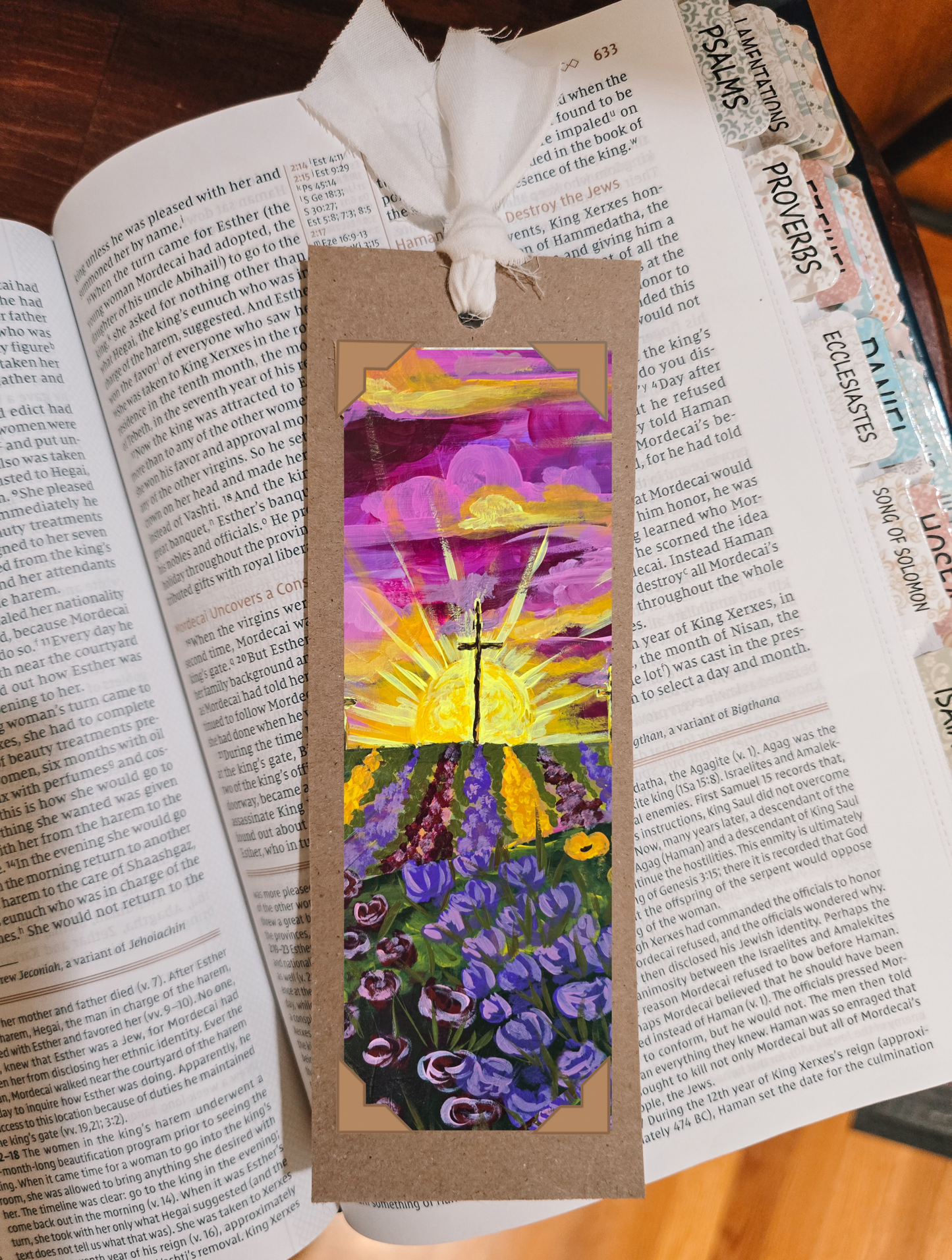 Fields Of Peace. Bookmark.