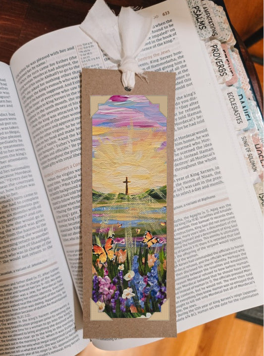The Old Has Gone, The New Is Here.  Bookmark.